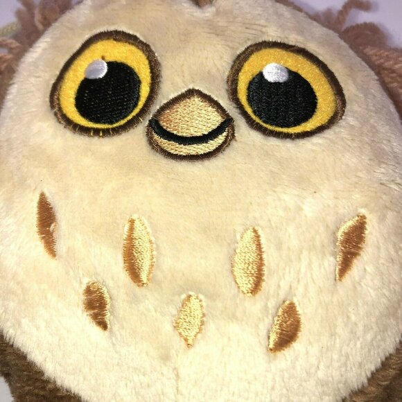 2012 Wild Republic Owl Plush Stuffed Animal Coin Change Purse - Picture 4 of 7